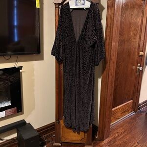 Anthropologie Black Textured Women's Top